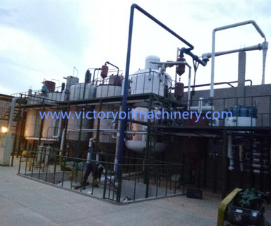 Africa 20TPD soybean oil refining project